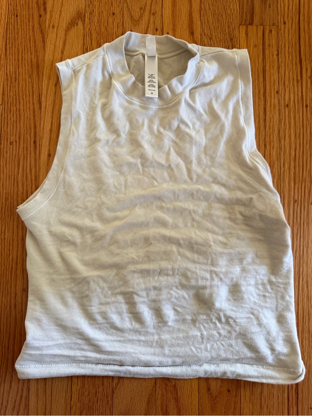 Skims Mock Neck Tank Top - White
